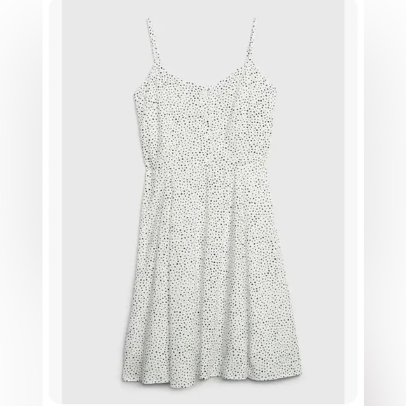 Gap white polka dot summer dress. Size 8. 100% rayon. Very good condition - Picture 2 of 12